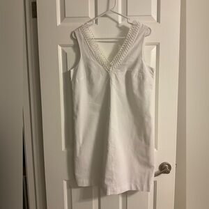 NWT Charlie Paige Women’s White 100% Cotton Dress